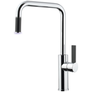 Armando Vicario Luz Pull Out Kitchen Mixer Tap Chrome