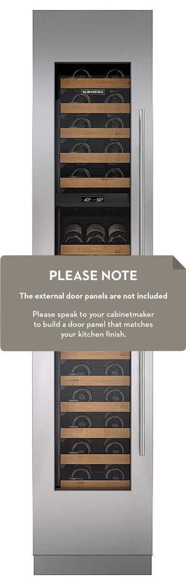 Sub Zero 59 Bottles Integrated Wine Storage Cabinet ICBIW 18 LH Winning Appliances