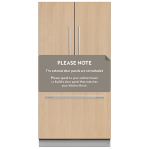 Fisher & Paykel Series 7 476L Integrated French Door Fridge RS90A1