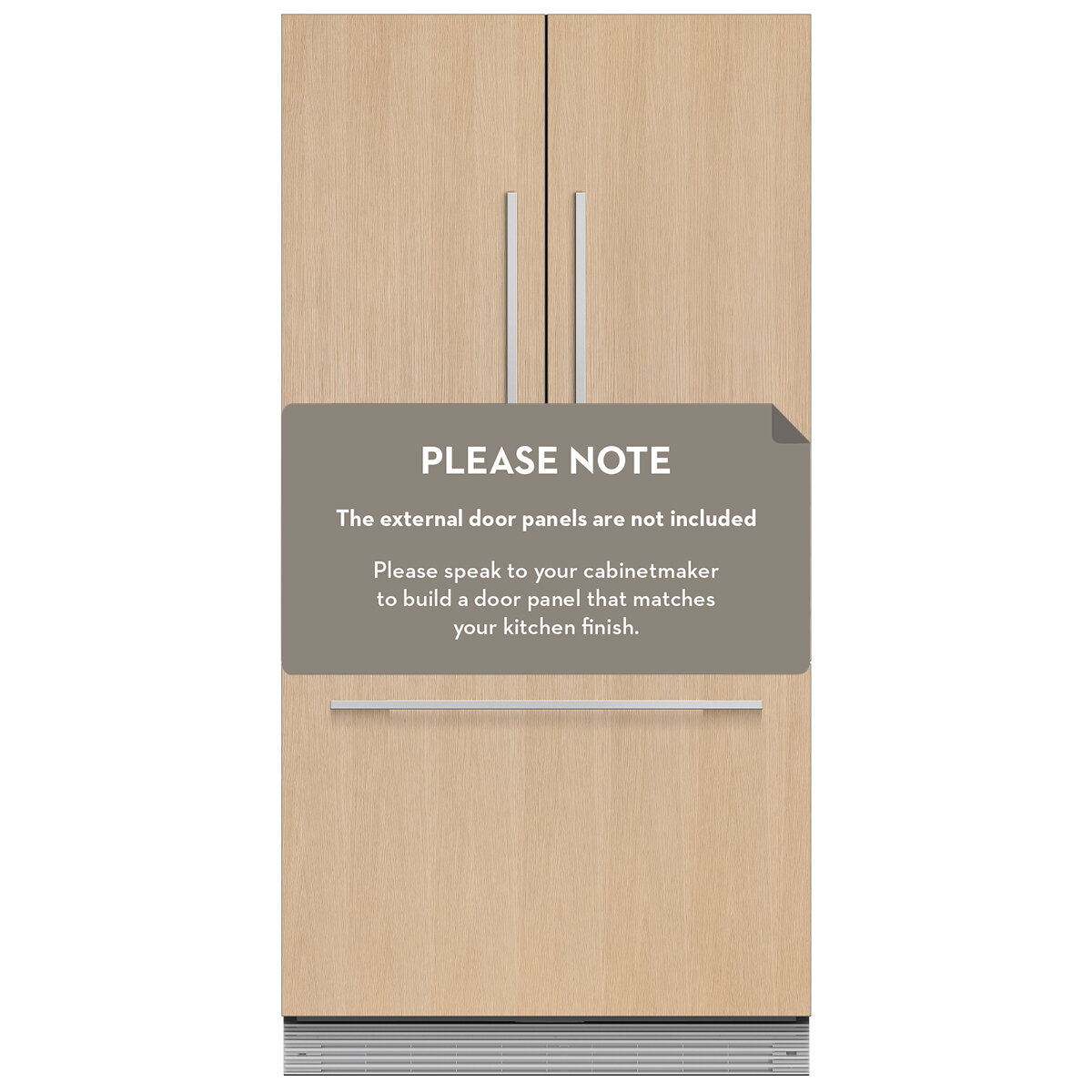Fisher and paykel integrated 2025 french door fridge