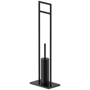 Fantini Young Freestanding Paper Holder & Brush - Matte Black 96137657