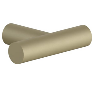 Fantini Young Double Robe Hook - Matte British Gold PVD 96P67608