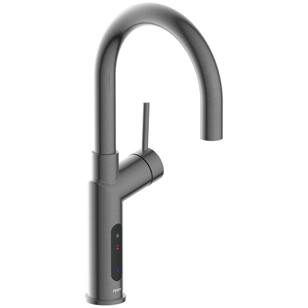 Peppy Taps Signature 4in1 Boiling and Ambient Filtered Water Tap Gun Metal Grey 4IN1BAELECGMG