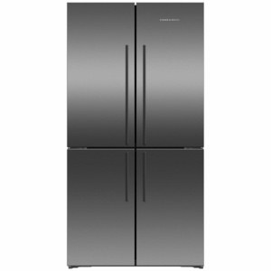 Fisher & Paykel Series 7 538L Quad Door Refrigerator Black Stainless Steel RF605QDVB2