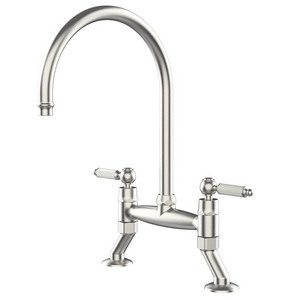 Turner Hastings Novanta Bridge Sink Mixer Brushed Nickel NV507BM-BN