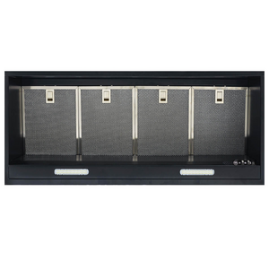 Bertazzoni 113cm Undermount Rangehood with Twin Motor Matte Black