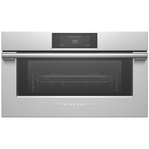 Fisher & Paykel Series 9 76cm Professional Compact Combi-Microwave Oven OM76NPUX3