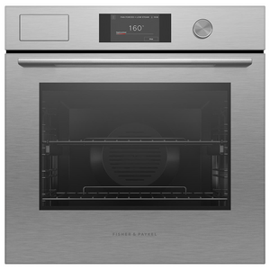 Fisher & Paykel 60cm Series 7 Contemporary Combi-Steam Oven Brushed Silver Glass