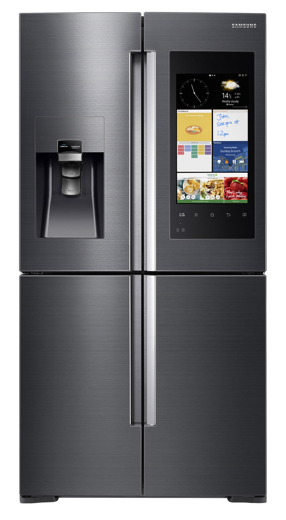 Samsung family hub fridge 671l deals