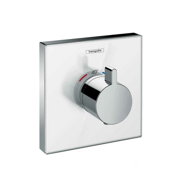 Hansgrohe Shower Select Thermostatic Mixer - White 3527001703 | Winning ...