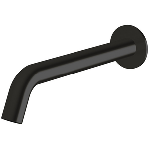 Sussex Taps Virgo Wall Basin or Bath Outlet 250mm LUXPVD Matte Opium Black VGWBBO25001-58