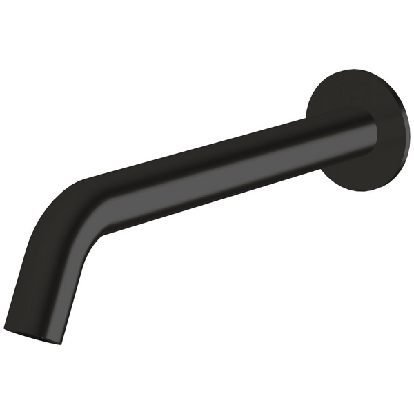Sussex Taps Virgo Wall Basin or Bath Outlet 250mm LUXPVD Matte Opium Black VGWBBO25001-58