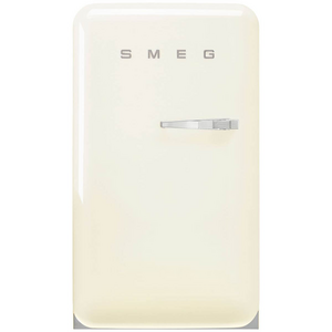 Smeg 50s Retro Style Happy Bar Fridge Left Hinge Cream FAB10HLCR6