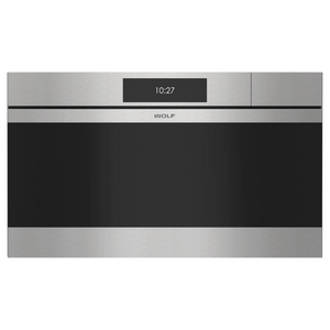 WOLF M Series Contemporary 76cm Handleless Convection Steam Oven - Stainless Steel