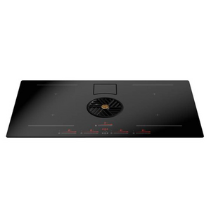 Bertazzoni 800mm Schott Glass Induction Downdraft 4 Zones Black