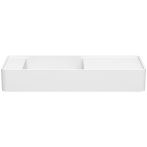 Omvivo MOD Compact 700 Wall Hung Basin 0TH Matte White MOVSS700LHB-0TH