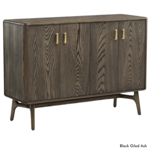 De La Espada Solo Tall 4-Door Cabinet - Walnut 785TW