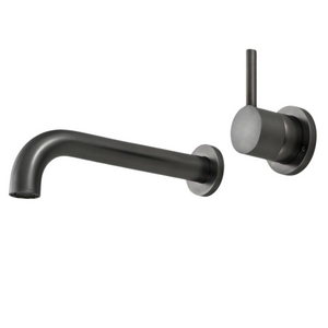 Rogerseller Tonic Up Wall Basin Mixer 200mm - Graphite 3606014505