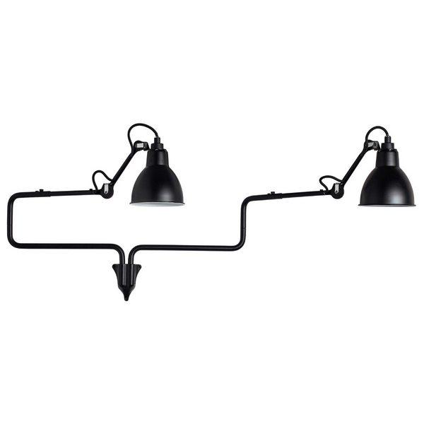 DCW Editions Gras 303 Double Wall Light - Black 303DOUBLEBL