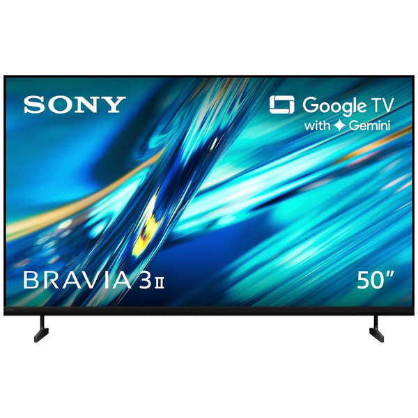 Sony 50 Inch Bravia 3 II 4K HDR AI Google TV with Gemini [2026] K50XR30M2