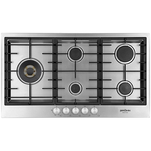 Brohn 90 cm Gas Cooktop Stainless Steel