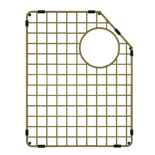 Turner Hastings Chester 90 x 50 Protective Grid For Left Hand Bowl - Brushed Brass 4A41312-BB