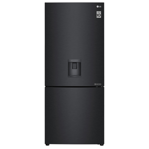 LG 420L Bottom Mount Non-Plumbed Fridge Matte Black