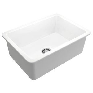Turner Hastings Cuisine 68 x 48 Fine Fireclay Single Bowl Sink Matte White CU683FS-MW