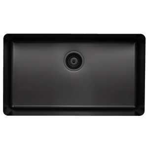 Titan Essentials 700mm Single Bowl Kitchen Sink - Matte Black
