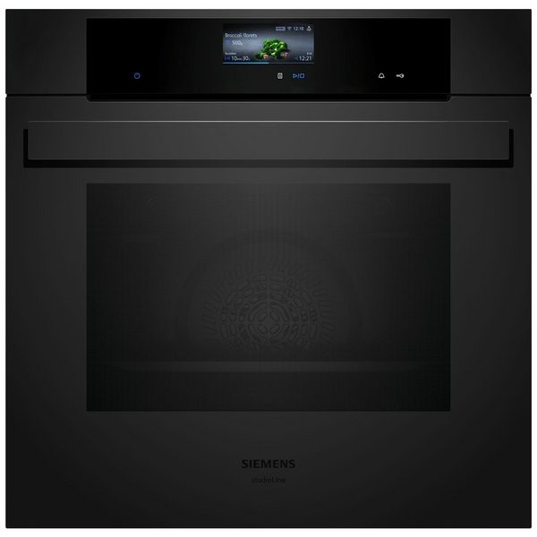 Siemens iQ700 60cm Pyrolytic Oven Matte Black HB976GMM1