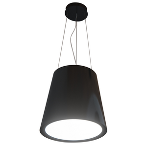 Sirius Valentina 48cm Ceiling-Mount Pendant Island Rangehood - Black SILT28BP