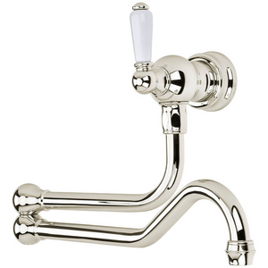Shaws by Perrin & Rowe Wall Mounted Pot Filler Nickel