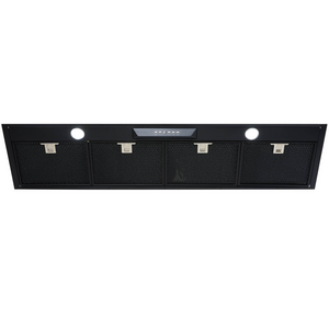 Schweigen 120cm Matte Black UnderMount Rangehood with ISO Drive SE Motor