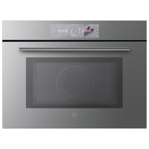 V-ZUG CombiMiwell V4000 Combi-Microwave Oven Platinum Mirror Glass 2402500009