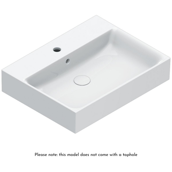 Catalano Premium 600x470 Basin Without Taphole Gloss White 0220600001