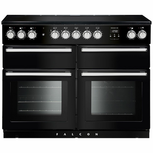 Falcon 110cm Nexus SE Induction Freestanding Electric Oven/Stove Black and Chrome