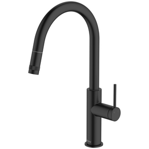 Abey Poco Pull Out Kitchen Mixer Tap Black