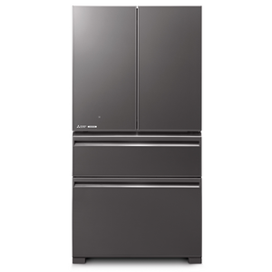Mitsubishi Electric 564L French Door Fridge Dark Silver Glass