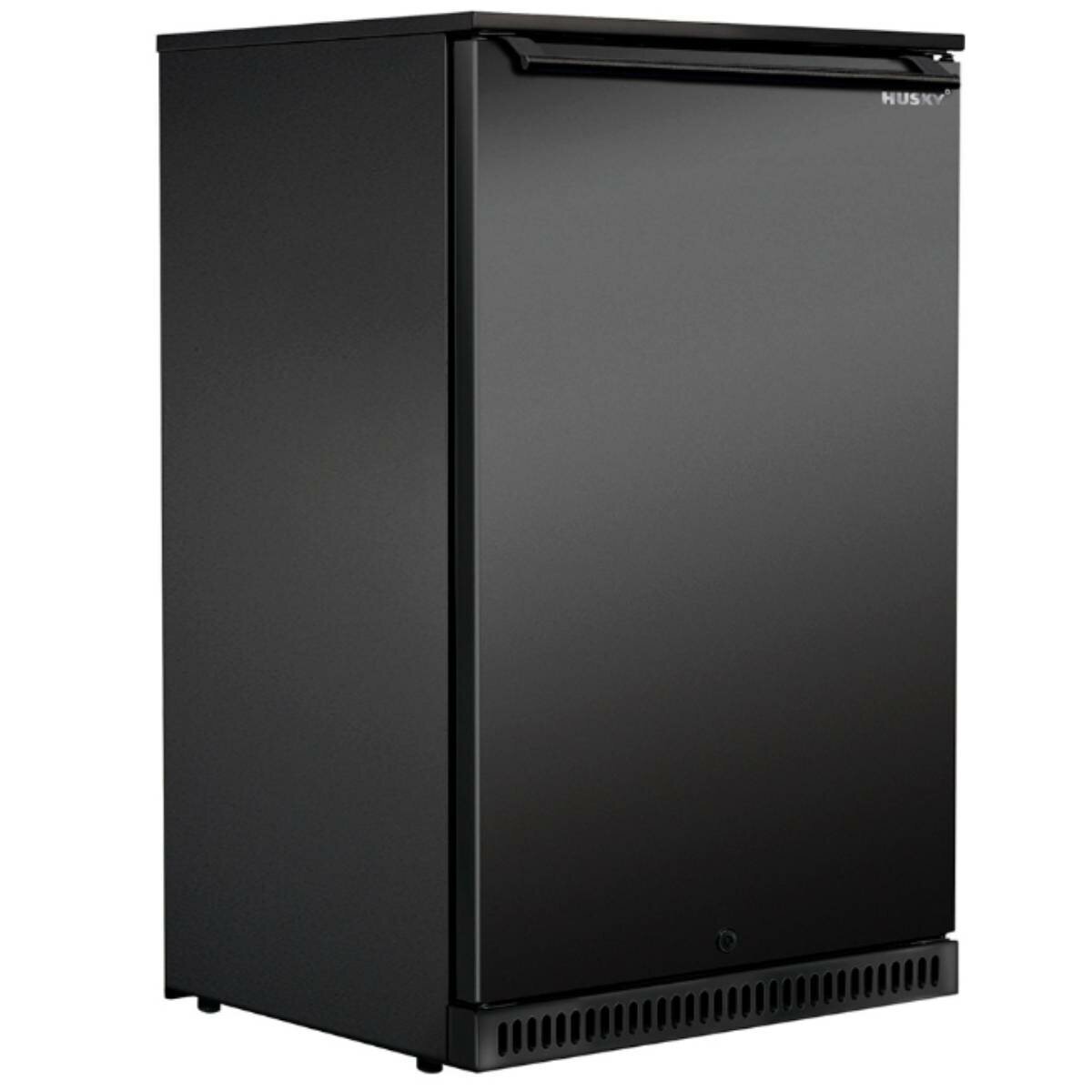 Black shop outdoor fridge