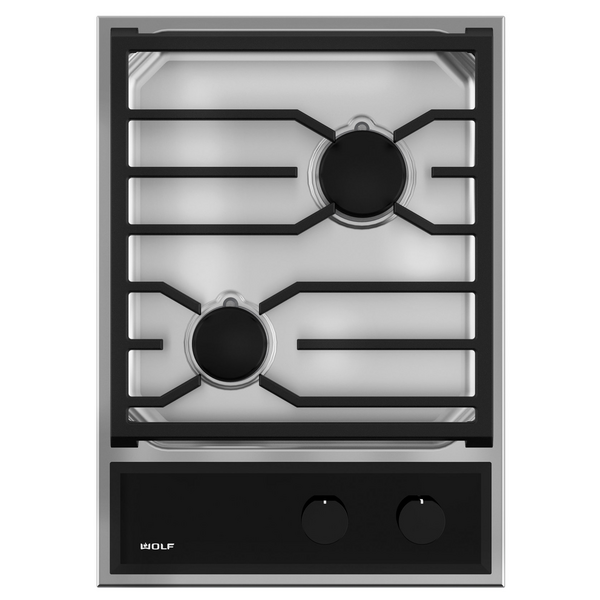Wolf 2 burner discount gas cooktop
