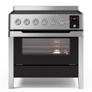 ILVE 90cm Panoramagic Induction Freestanding Oven Stainless Steel