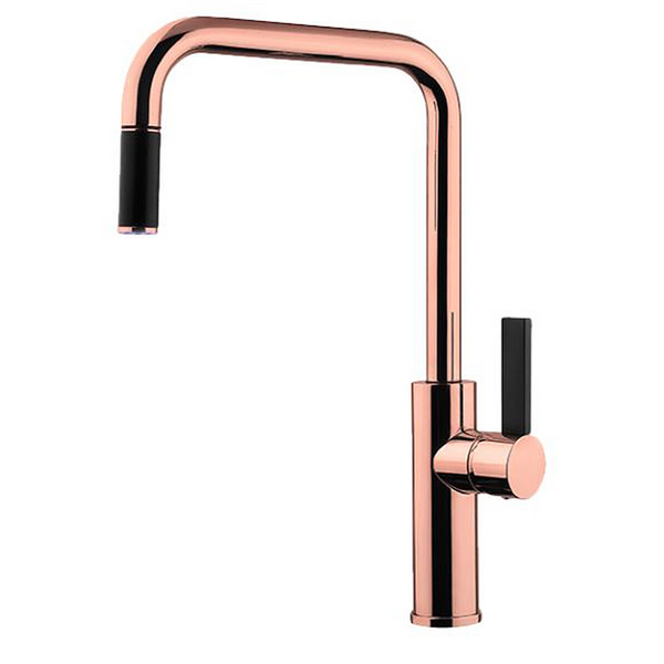 Armando Vicario Luz Kitchen Mixer with Pull-Out Tap LUZ-RG