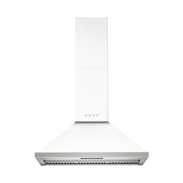 Smeg 90cm Portofino Decorative Wall Rangehood White KCU94WH