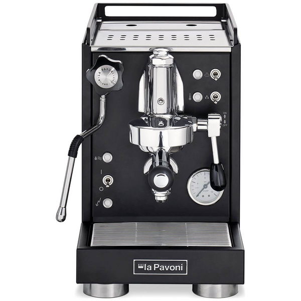 La Pavoni Mini Cellini Espresso Coffee Machine Black LPSMCB01AU