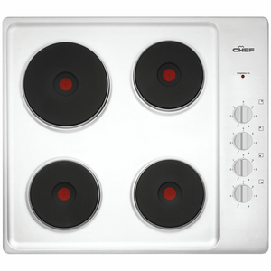 Chef 60cm Electric Stainless Steel Cooktop