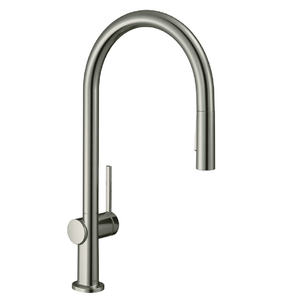 Hansgrohe Talis M54 210 2jet Pull Out Sink Mixer Tap - Stainless Steel 72800803