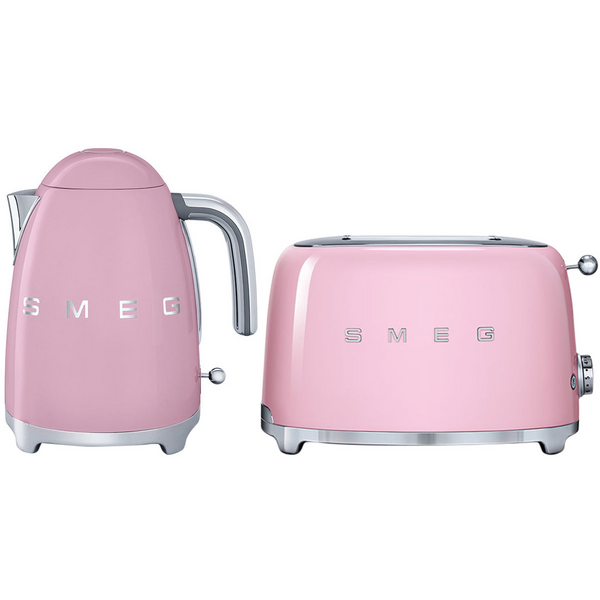 Pink kettle and toaster sets sales