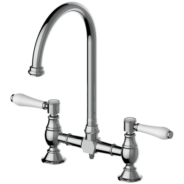 Armando Vicario Provincial Exposed Breech Kitchen Tap Chrome 400160-LF