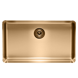 Titan Essentials 700mm Single Bowl Kitchen Sink - Brass