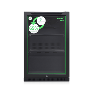 Husky 90L Single Door Homebar Drinks Chiller Black